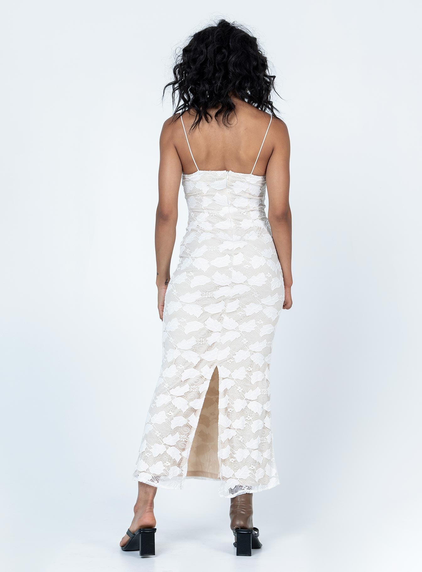 Azra Maxi Dress White - Image 5