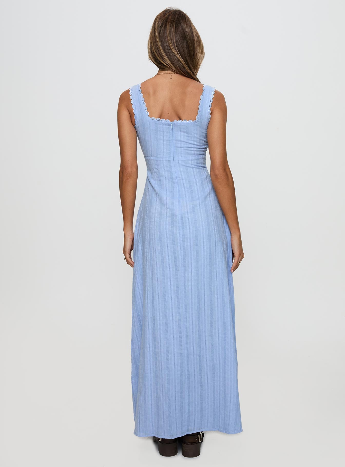 Dasha Maxi Dress Blue - Image 5
