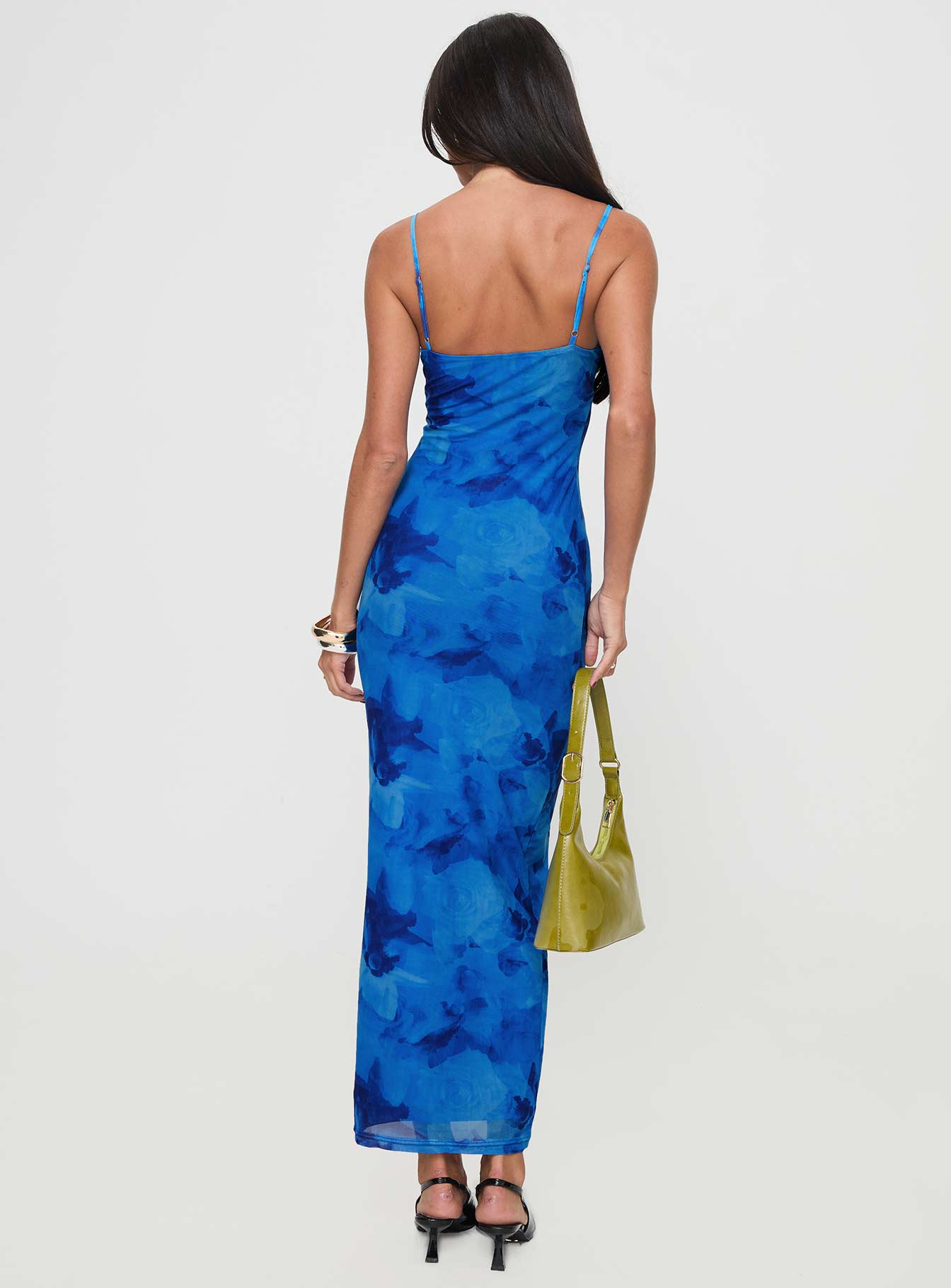 Hathaway Maxi Dress Blue Floral - Image 5