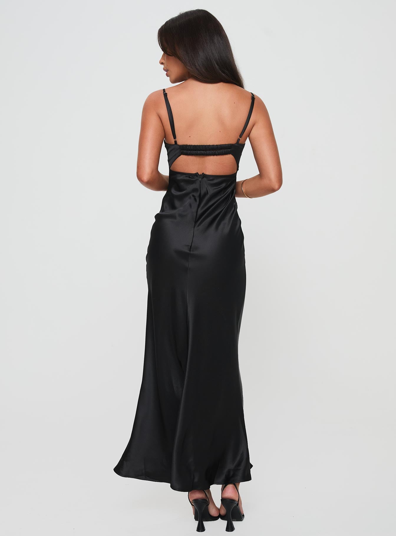 Fadyen Bias Cut Maxi Dress Black - Image 6