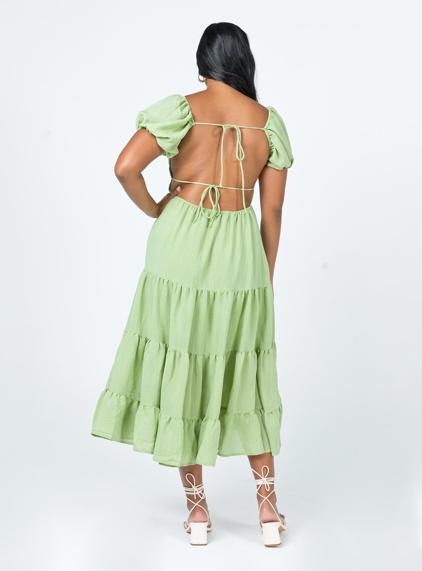 Danny Midi Dress Green - Image 5
