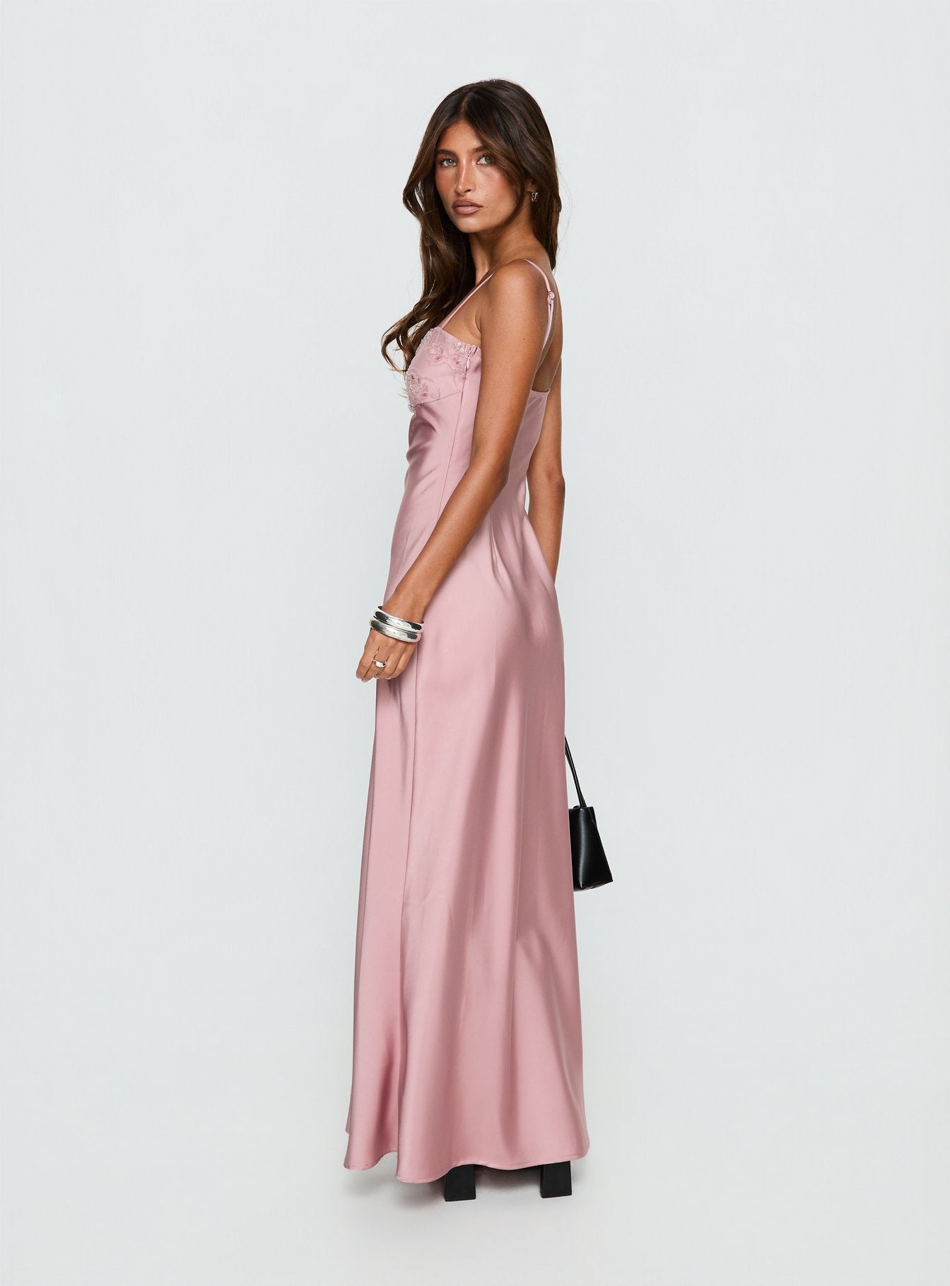 Engracia Sequin Maxi Dress Pink - Image 5