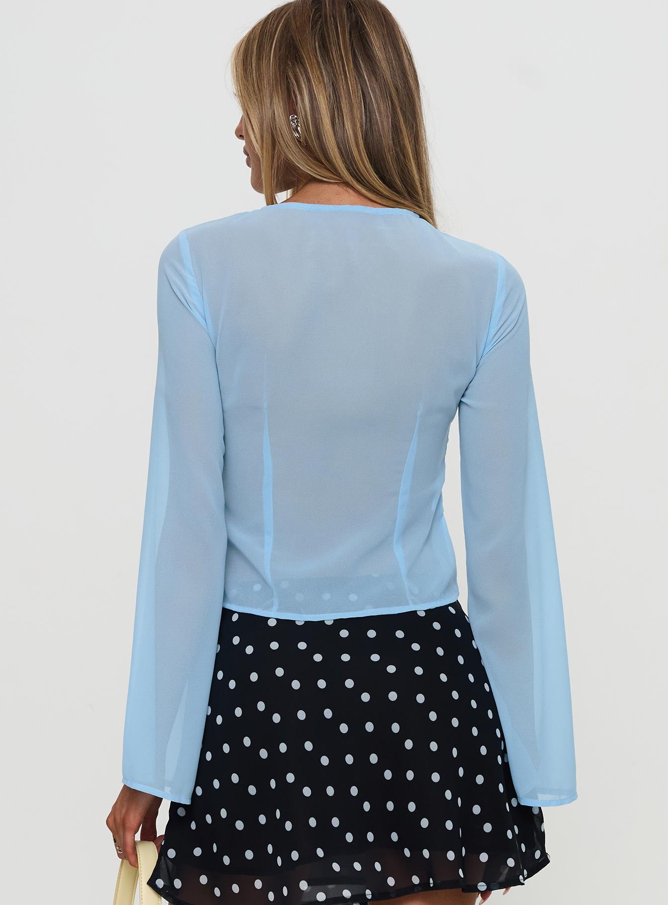 Coates Long Sleeve Top Blue - Image 4