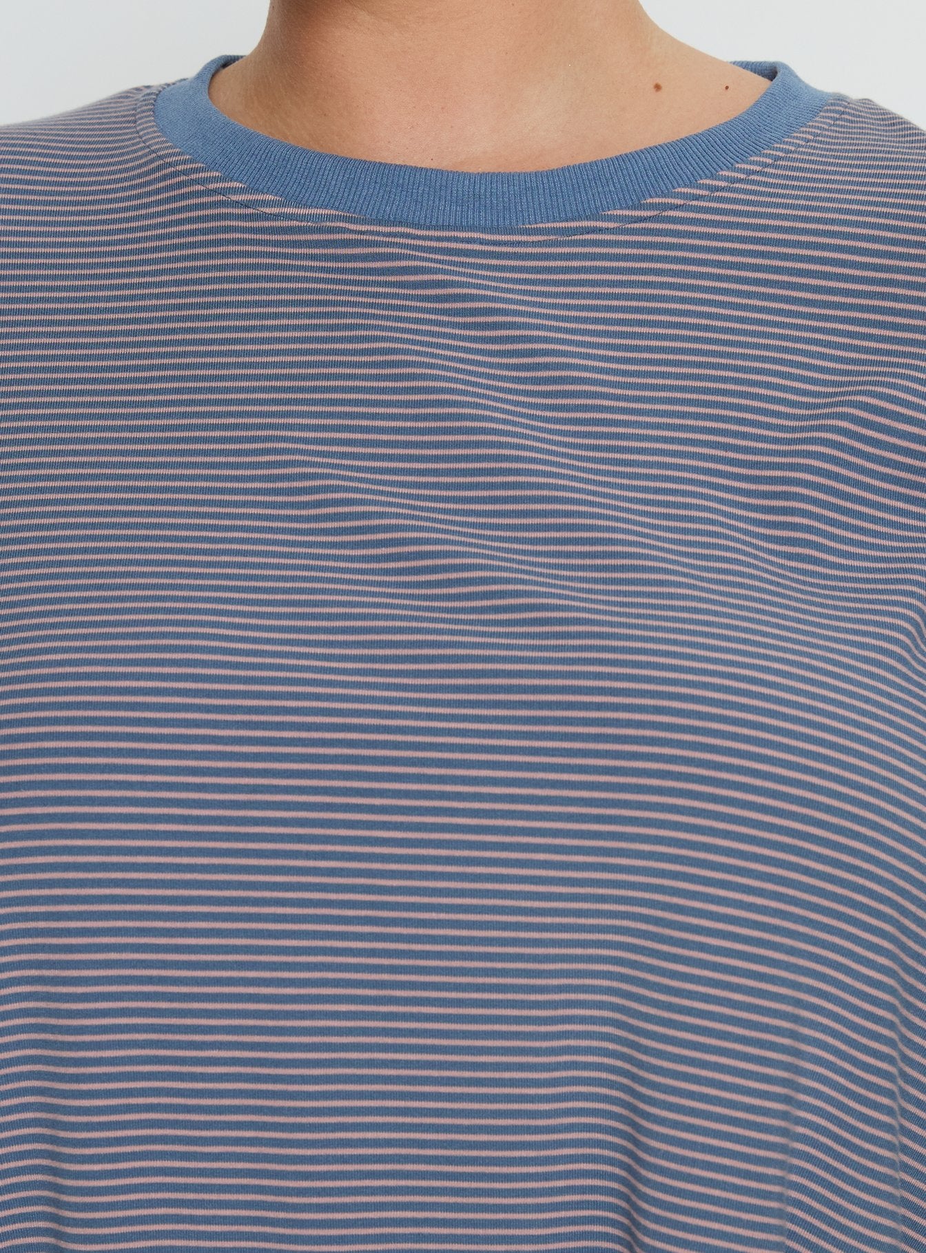 Marlah Long Sleeve Top Blue Stripe Curve - Image 6