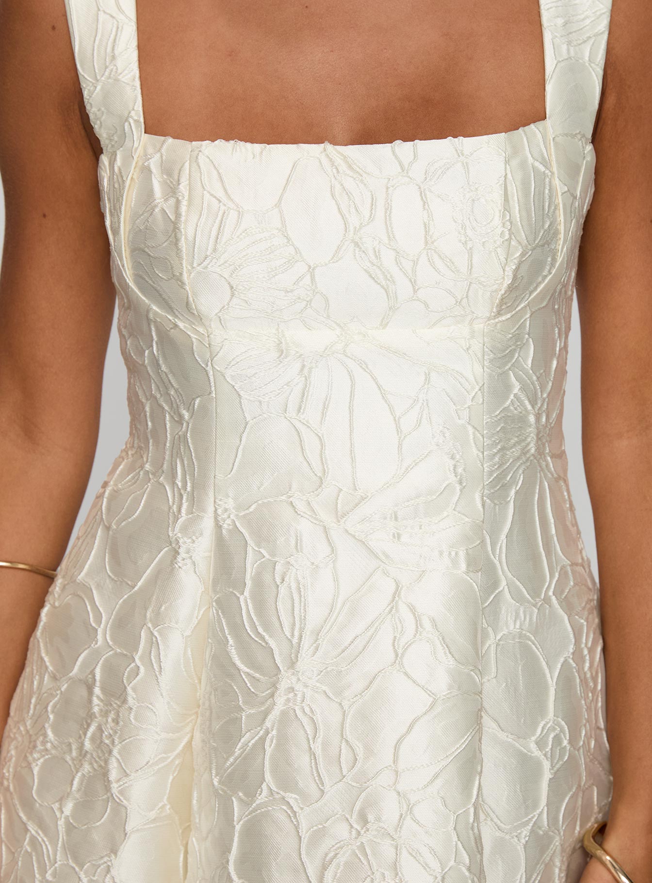 Eloquent Mini Dress Ivory - Image 6