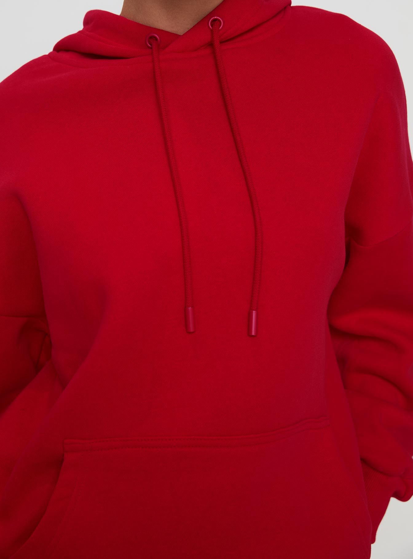 Dream Fleece Classic Hoodie Red - Image 6