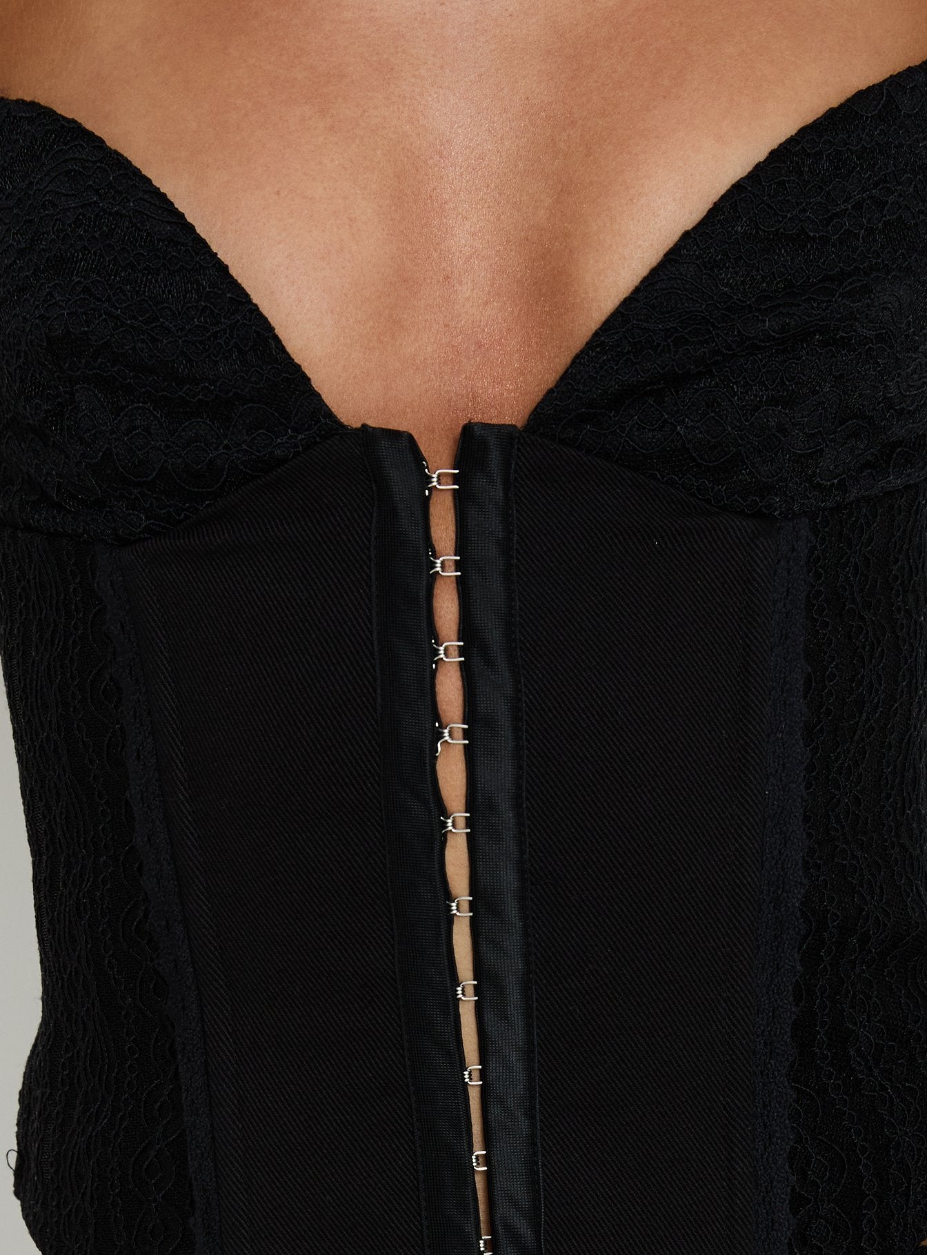 Francee Lace Corset Top Black - Image 6