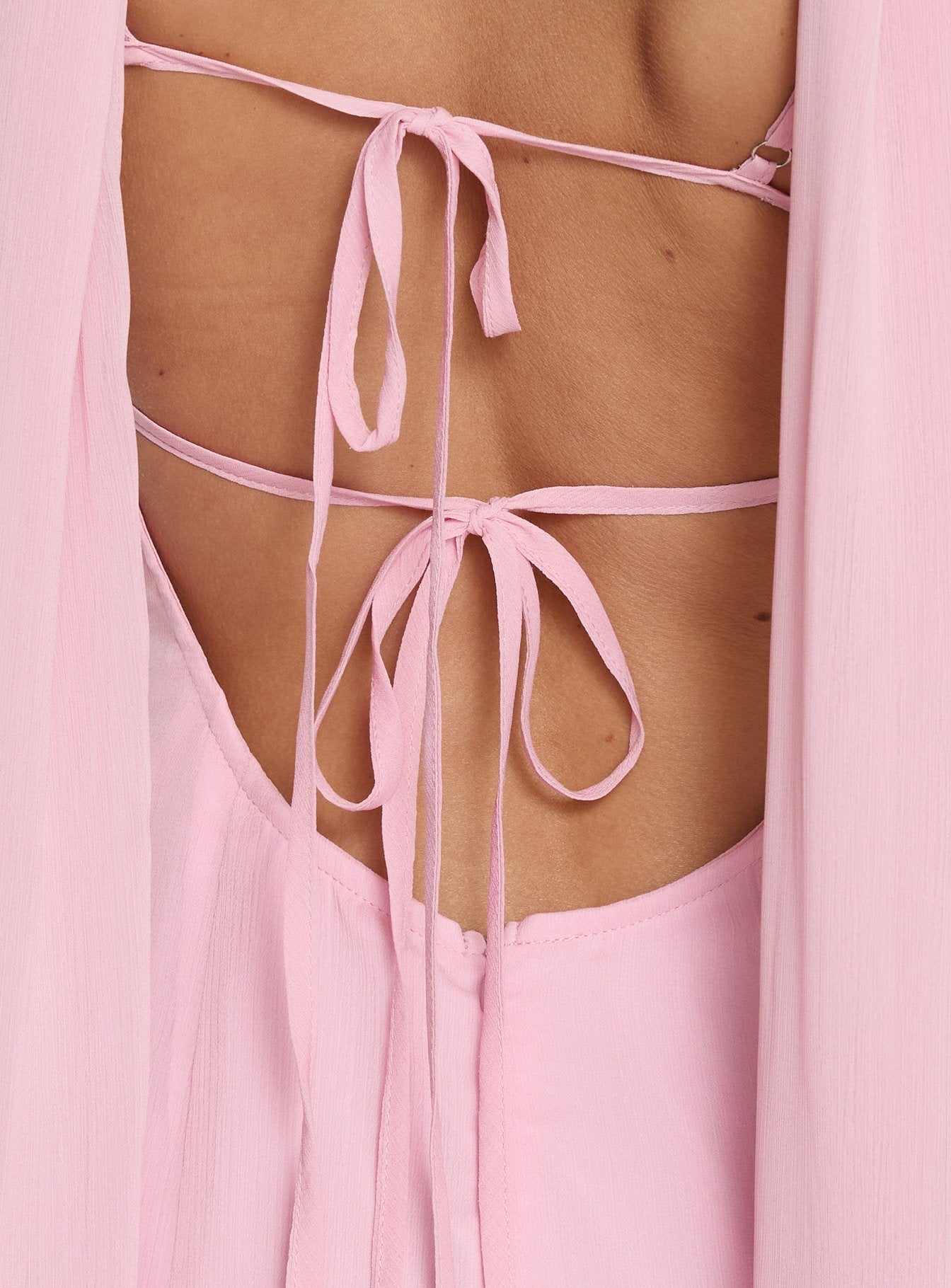 Jadira Scarf Maxi Dress Light Pink - Image 6