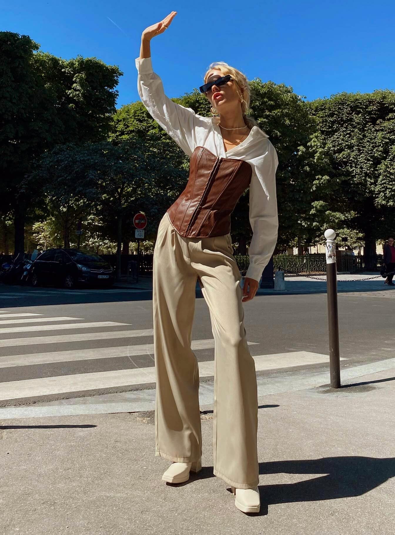 Alternative view of Archer Pants Taupe