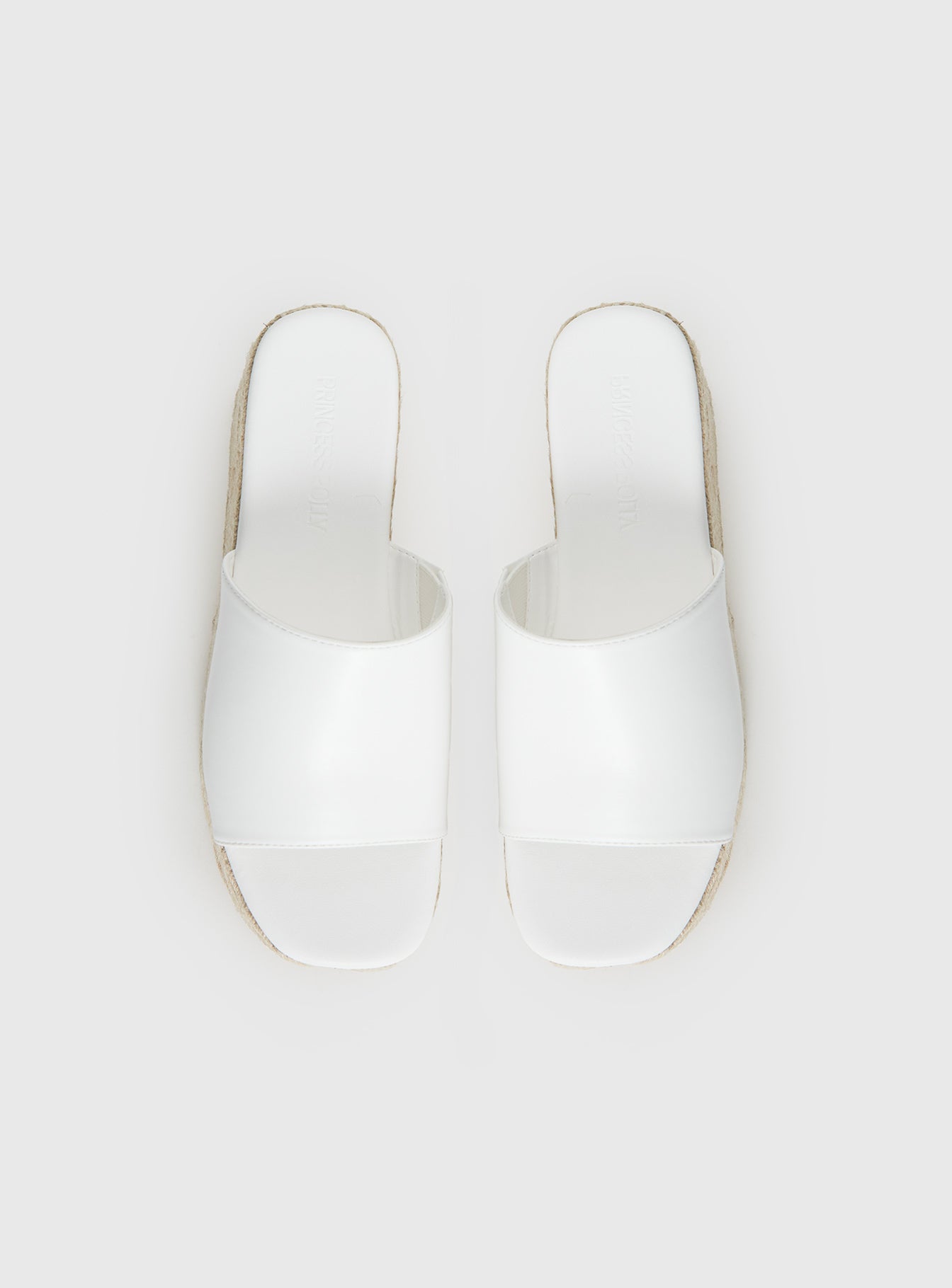 Arton Espadrille Platform Sandals White - Image 6