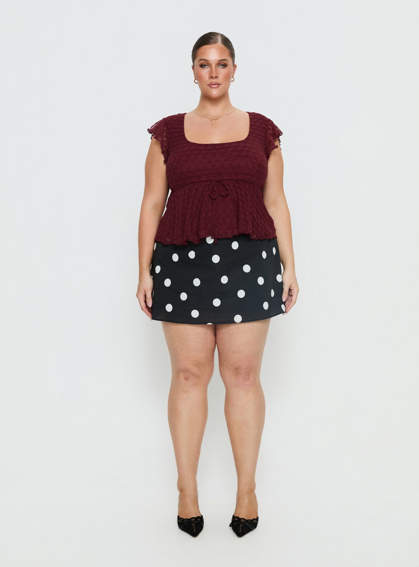 Auroraah Frill Top Cherry Curve - Image 6