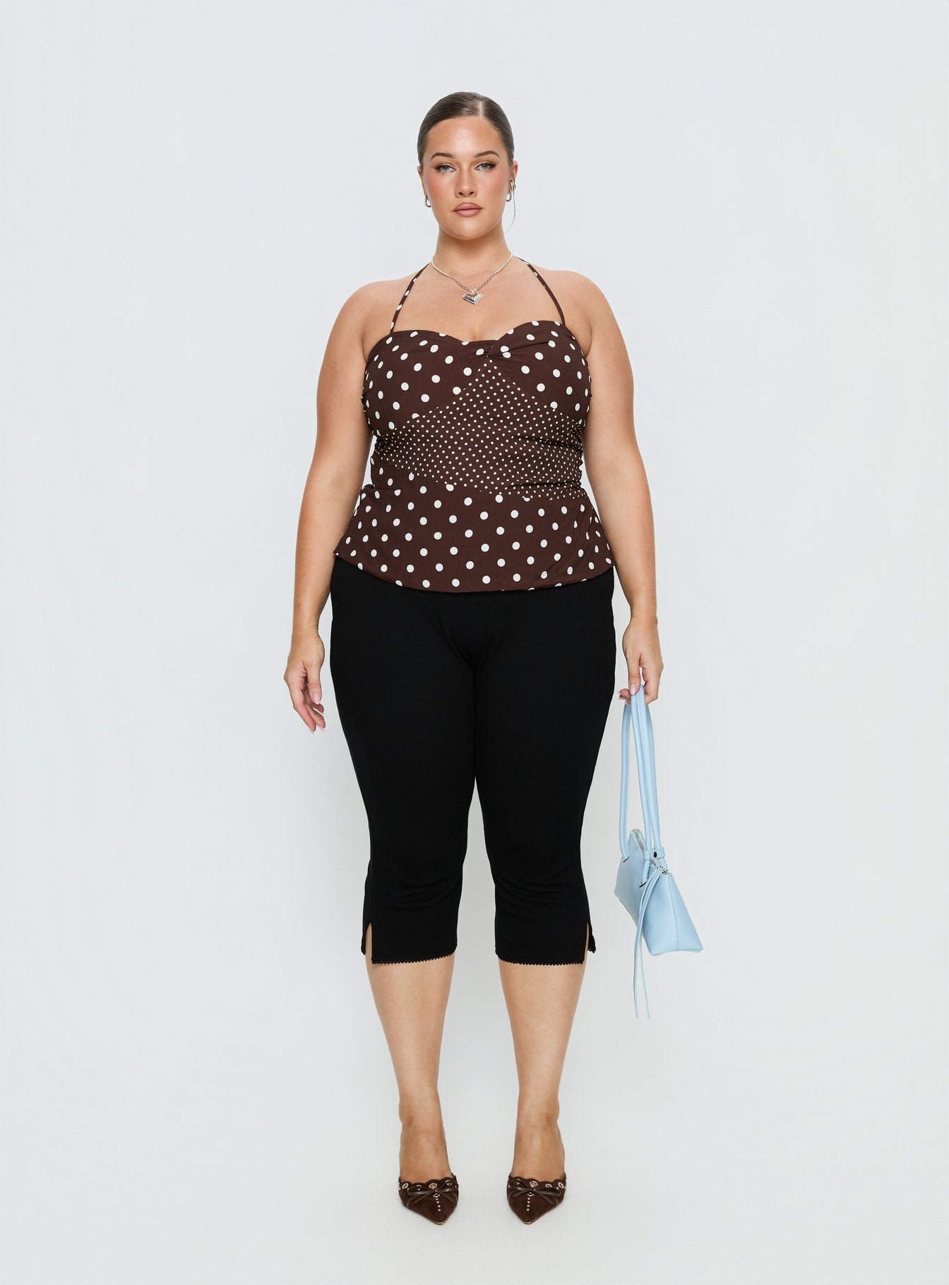 Baseline Rib Capri Pants Black Curve - Image 7