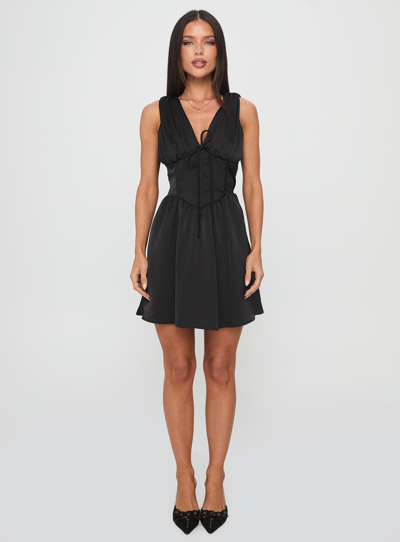 Alamere Mini Dress Black - Image 6