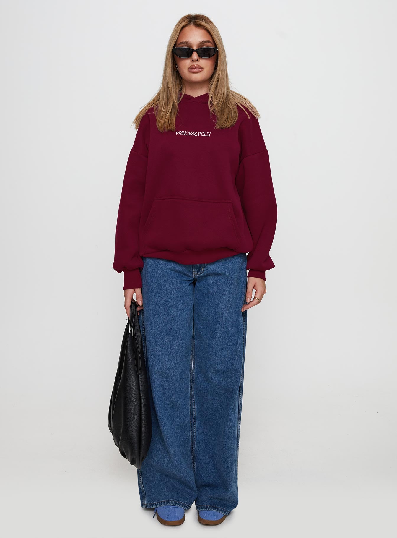 Princess Polly X Butterfly Foundation Charity Merch Hoody Wine - Image 7