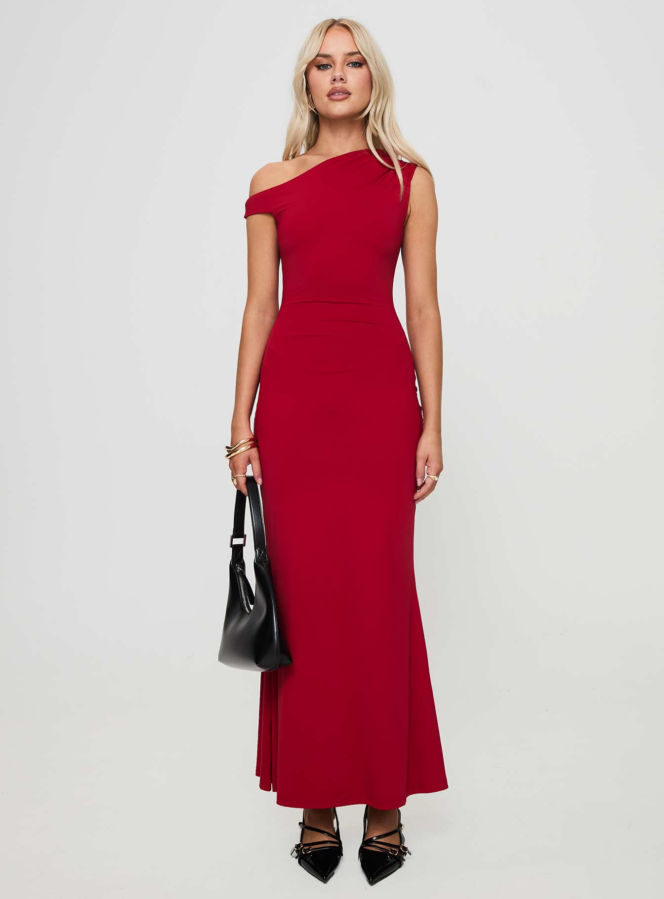Beller Maxi Dress Red - Image 7