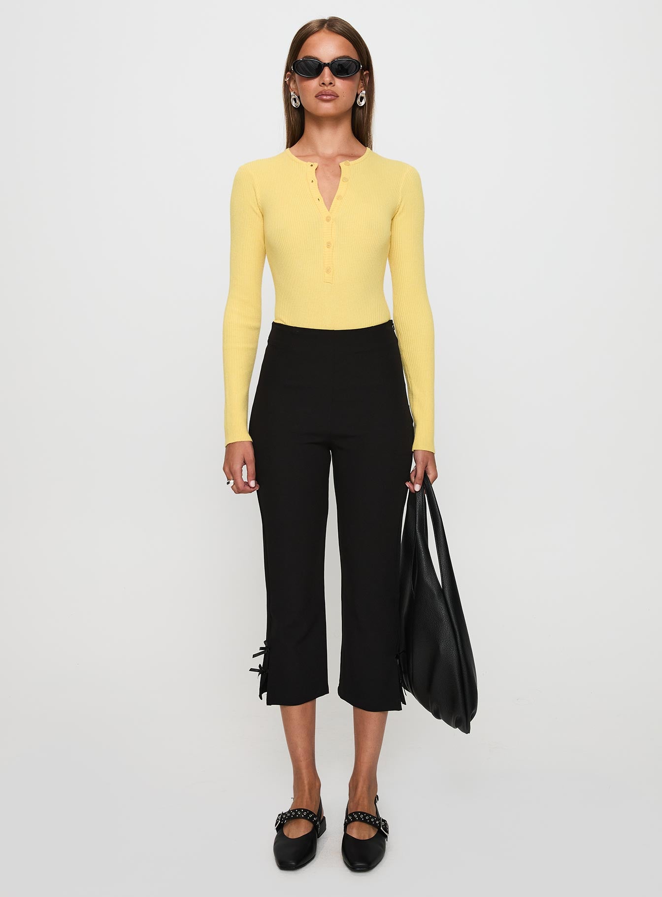 Kerra Long Sleeve Bodysuit Lemon - Image 7