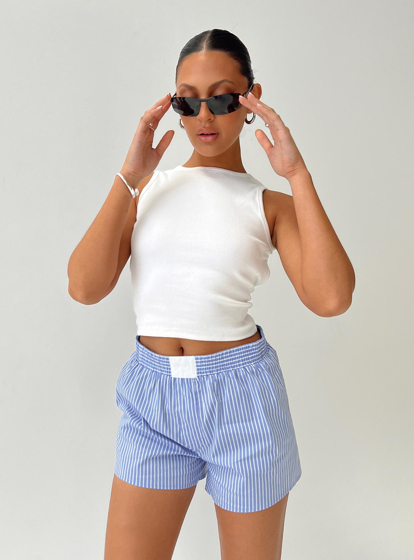 Alternative view of Cobain Shorts Blue Stripe