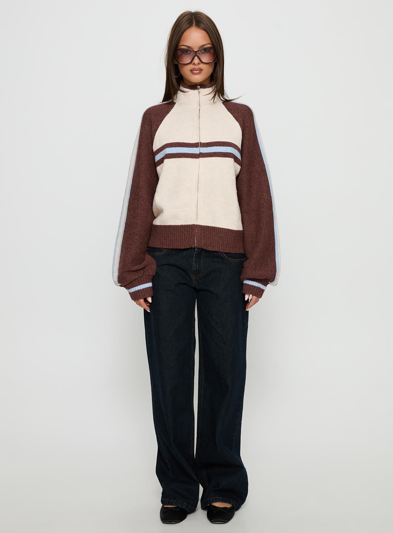Korinne Low Rise Baggy Jeans Indigo - Image 7