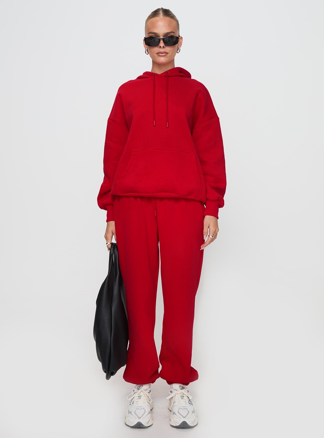Dream Fleece Classic Hoodie Red - Image 7