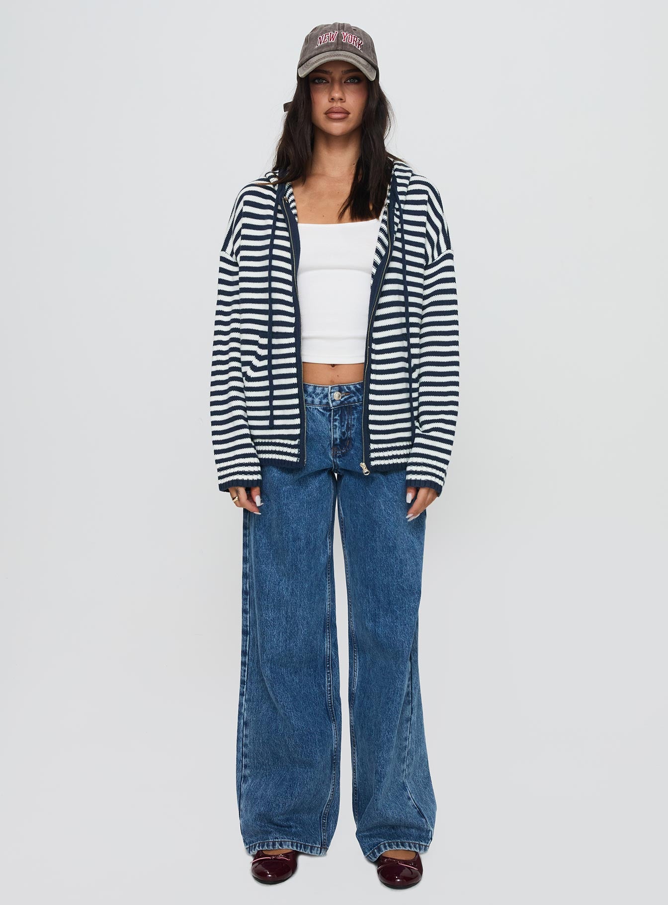 Brienna Zip Jacket Navy - Image 7