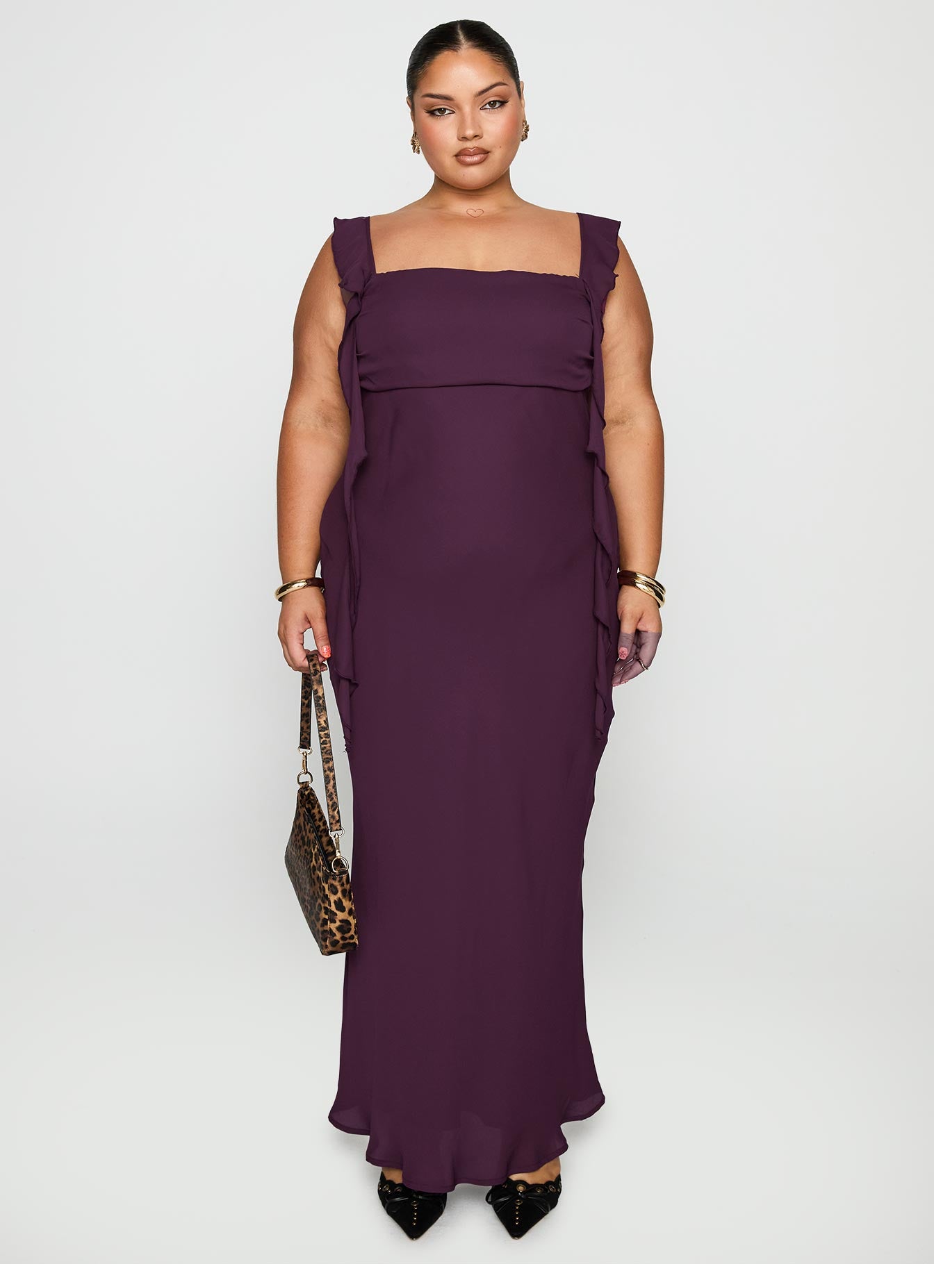Lanai Maxi Dress Plum Curve - Image 7