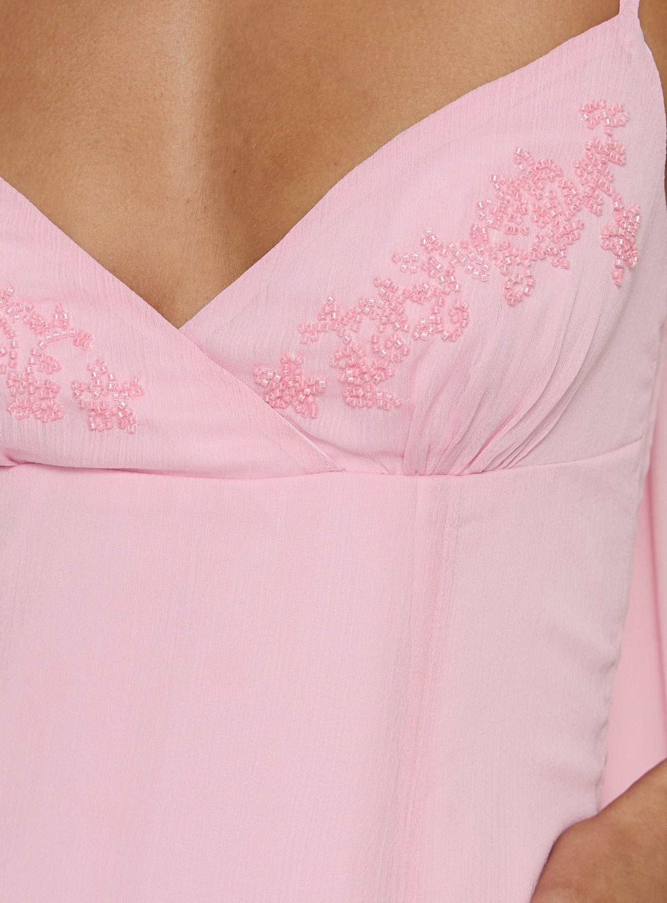 Jadira Scarf Maxi Dress Light Pink - Image 7