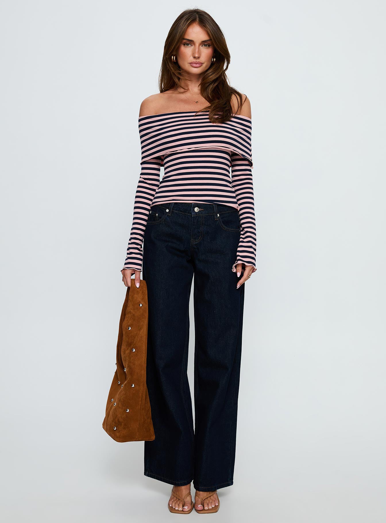 Ellanor Low Rise Straight Leg Jeans Indigo Blue - Image 7