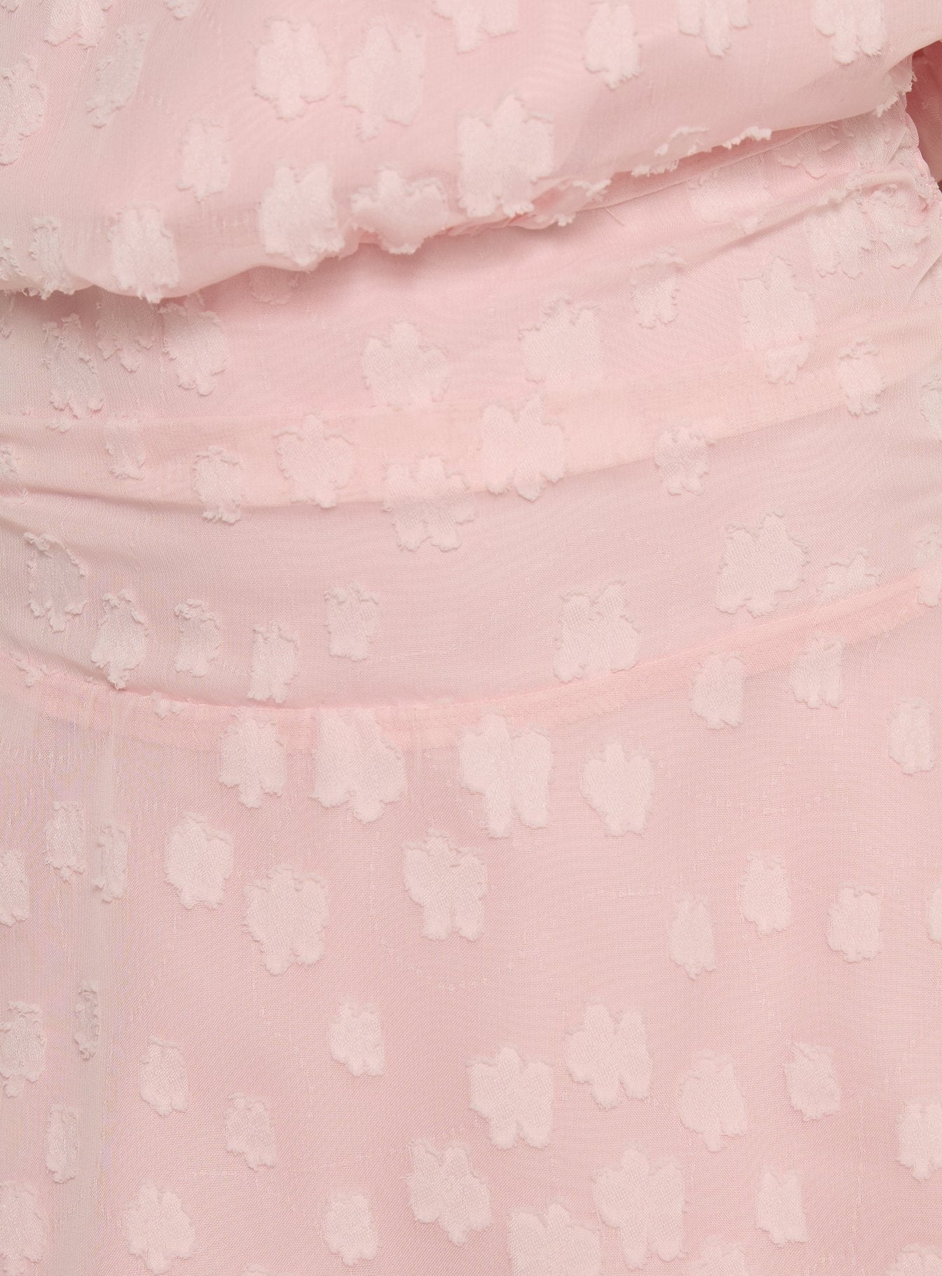 Eurythmic Scarf Halter Mini Dress Pink Jacquard - Image 7