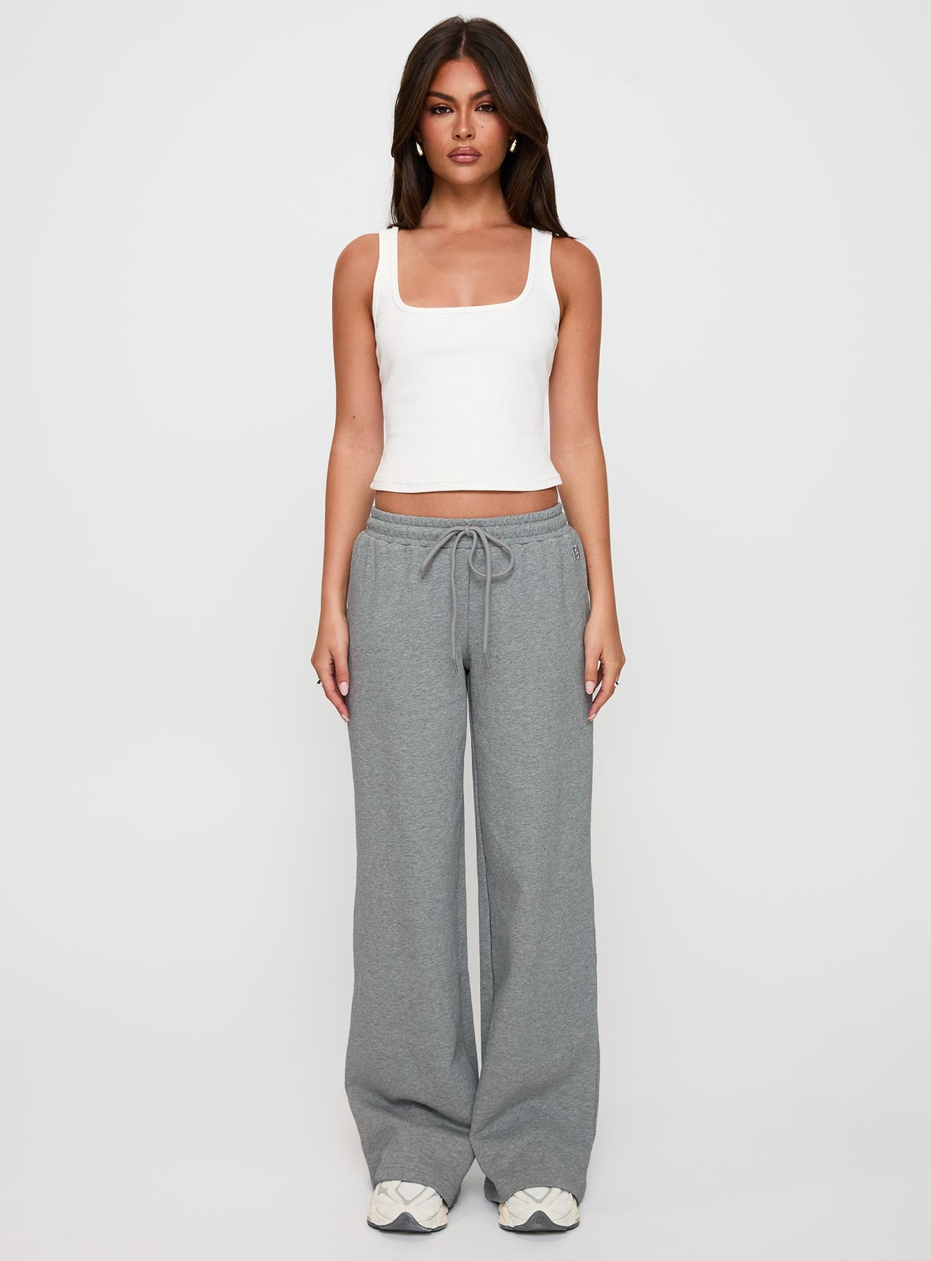All Day Straight Leg Sweatpants Grey Marle - Image 7