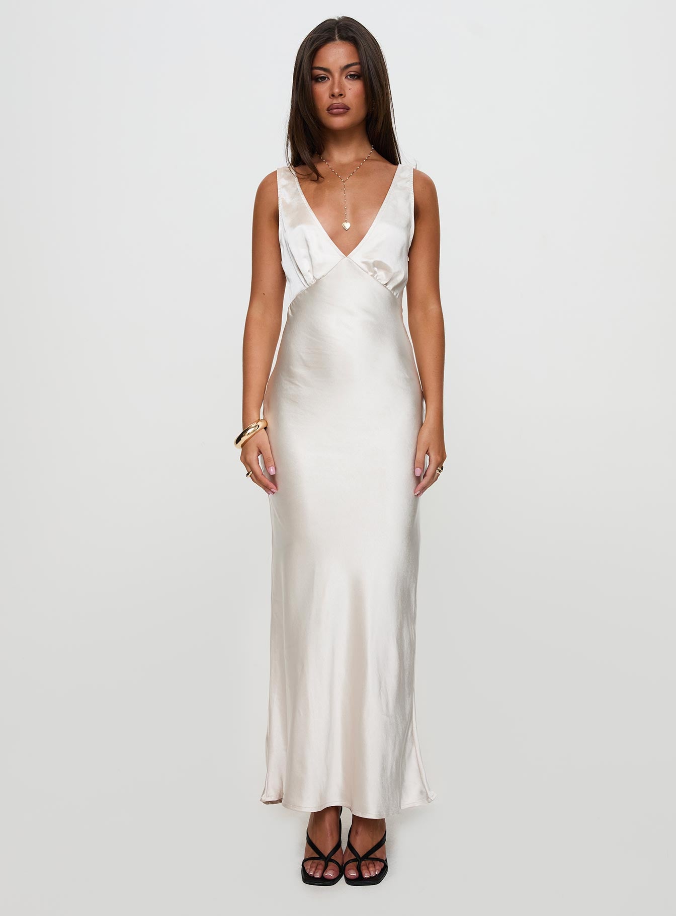 Allegra Maxi Dress Champagne - Image 13
