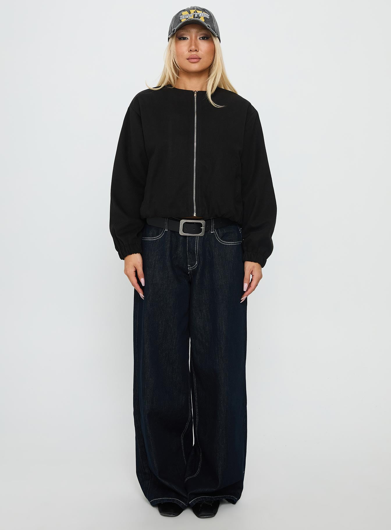 Grasp Bomber Jacket Black - Image 7