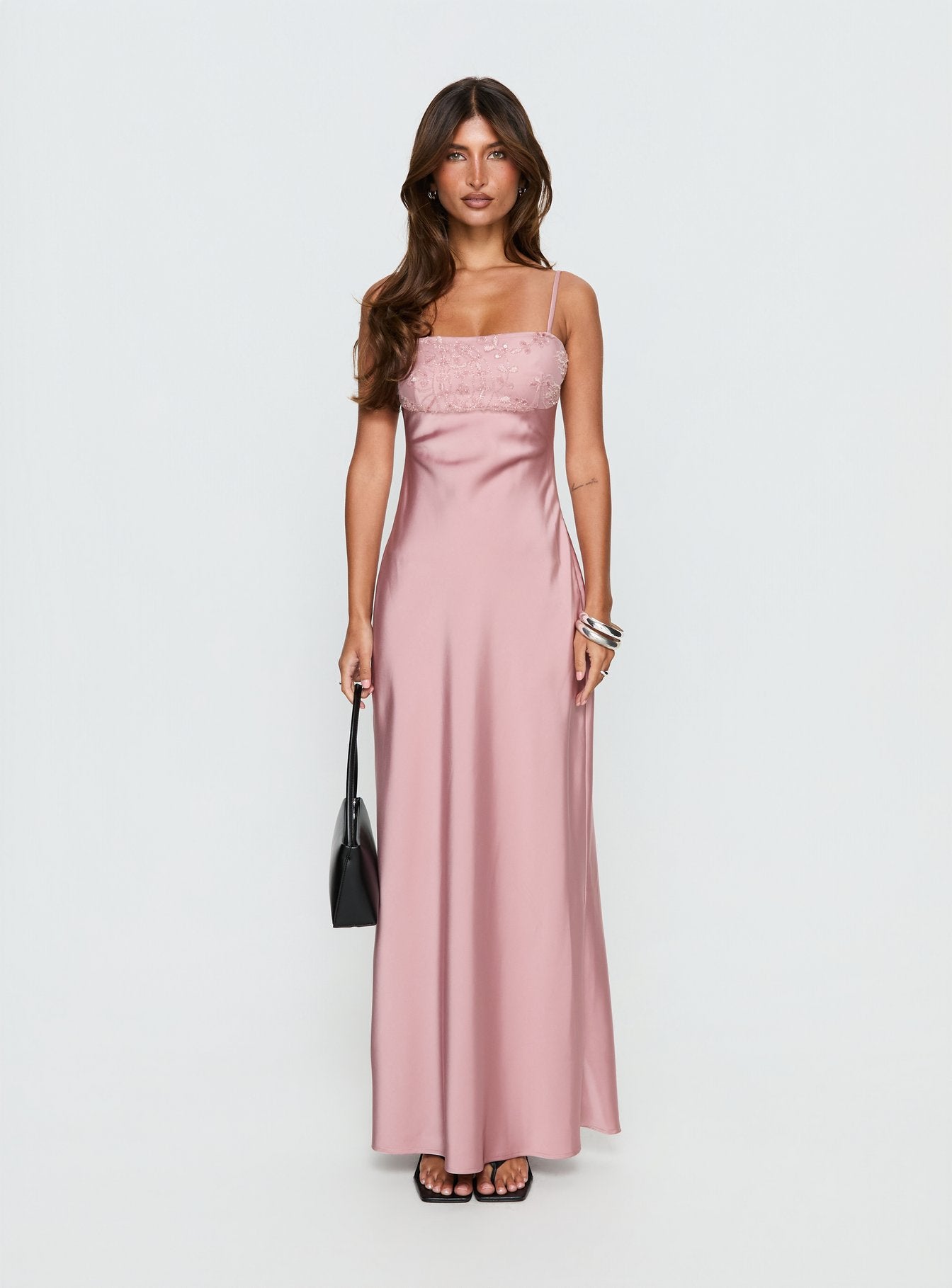 Engracia Sequin Maxi Dress Pink - Image 7