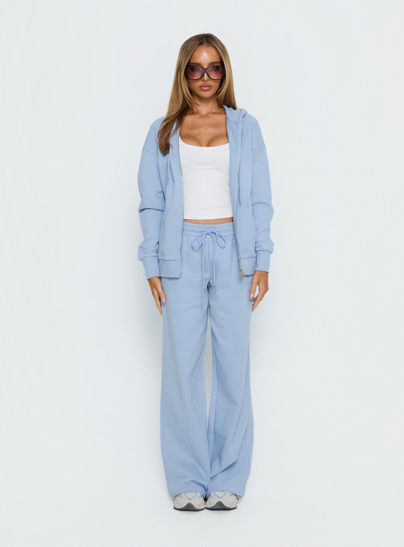 All Day Straight Leg Sweatpants Icy Blue - Image 7