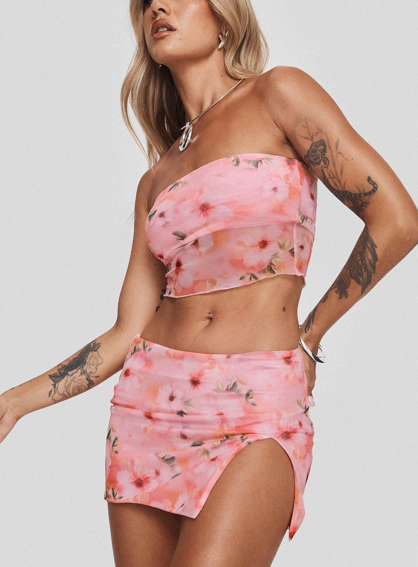 Corella Set Digital Pink Floral - Image 8