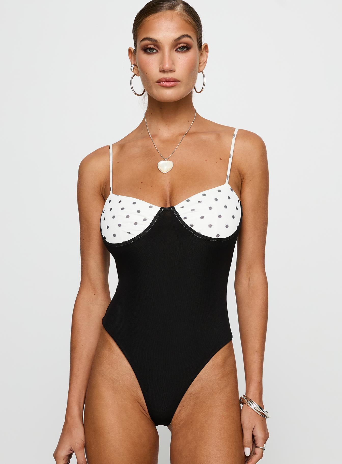 Evette Bodysuit Black / White - Image 7