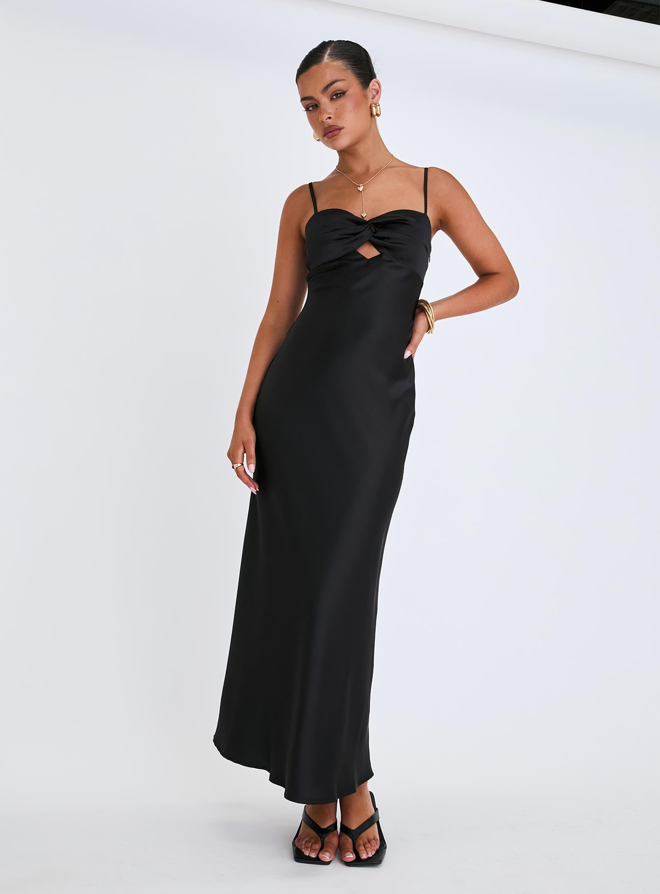 Blackthorn Maxi Dress Black - Image 8