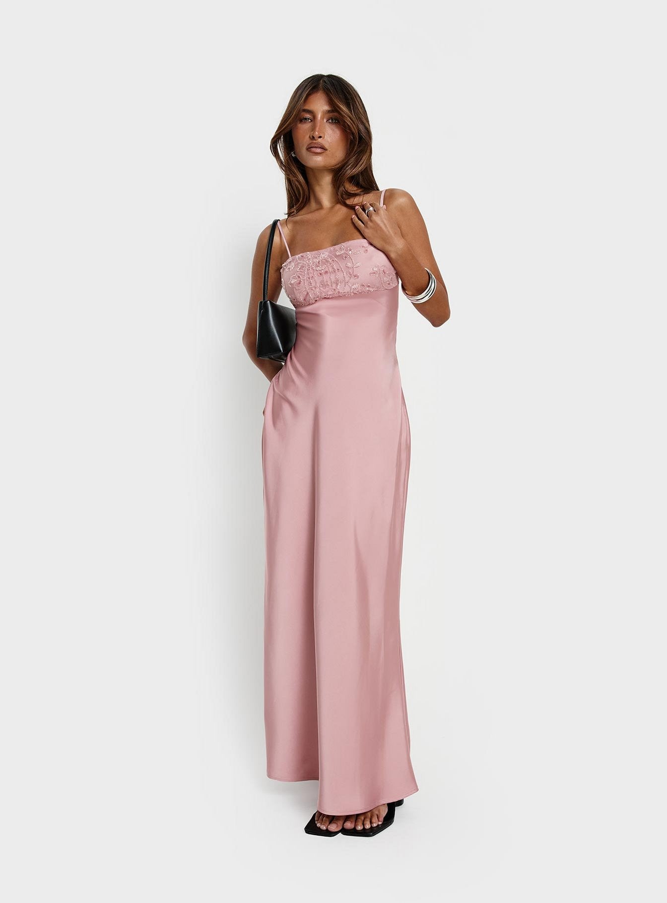 Engracia Sequin Maxi Dress Pink - Image 8