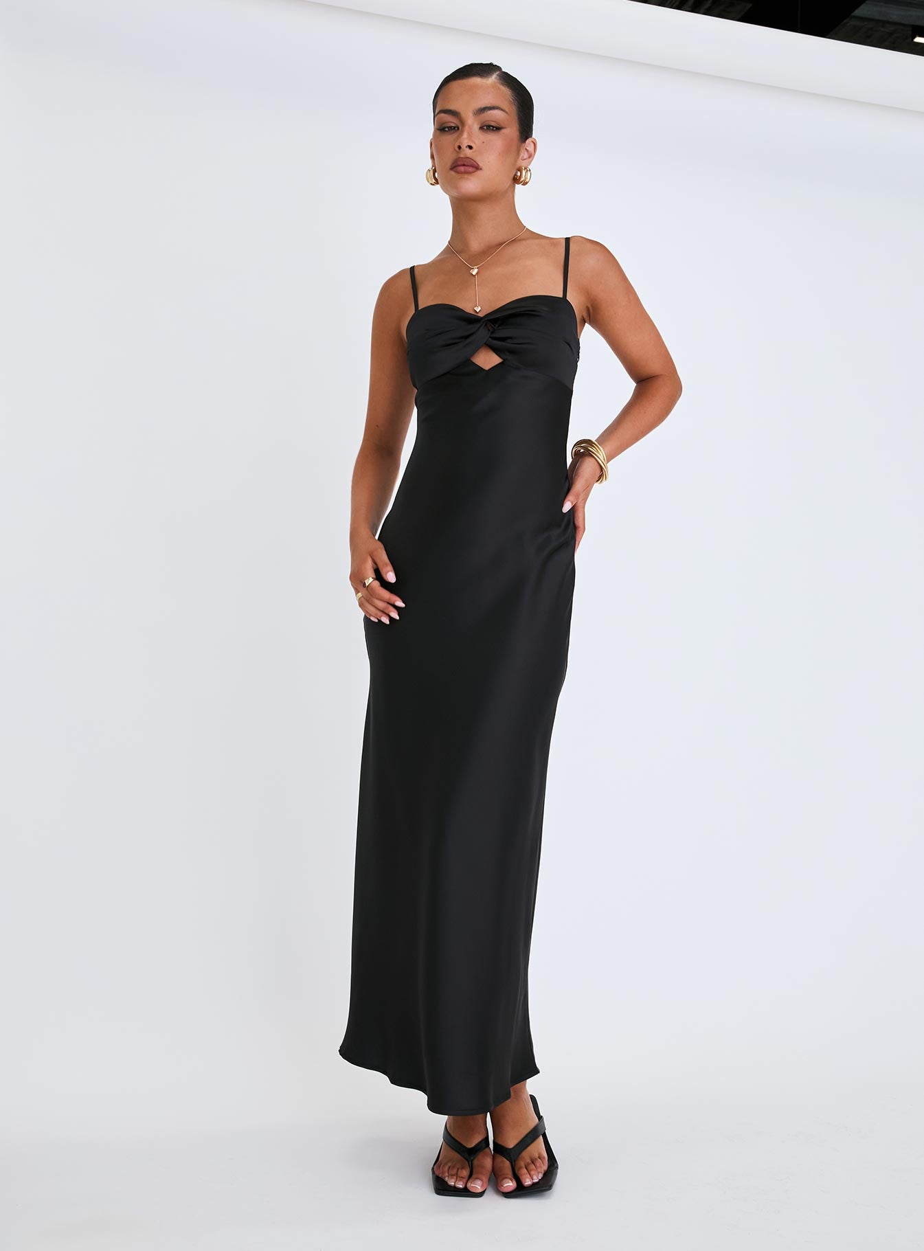 Blackthorn Maxi Dress Black - Image 9