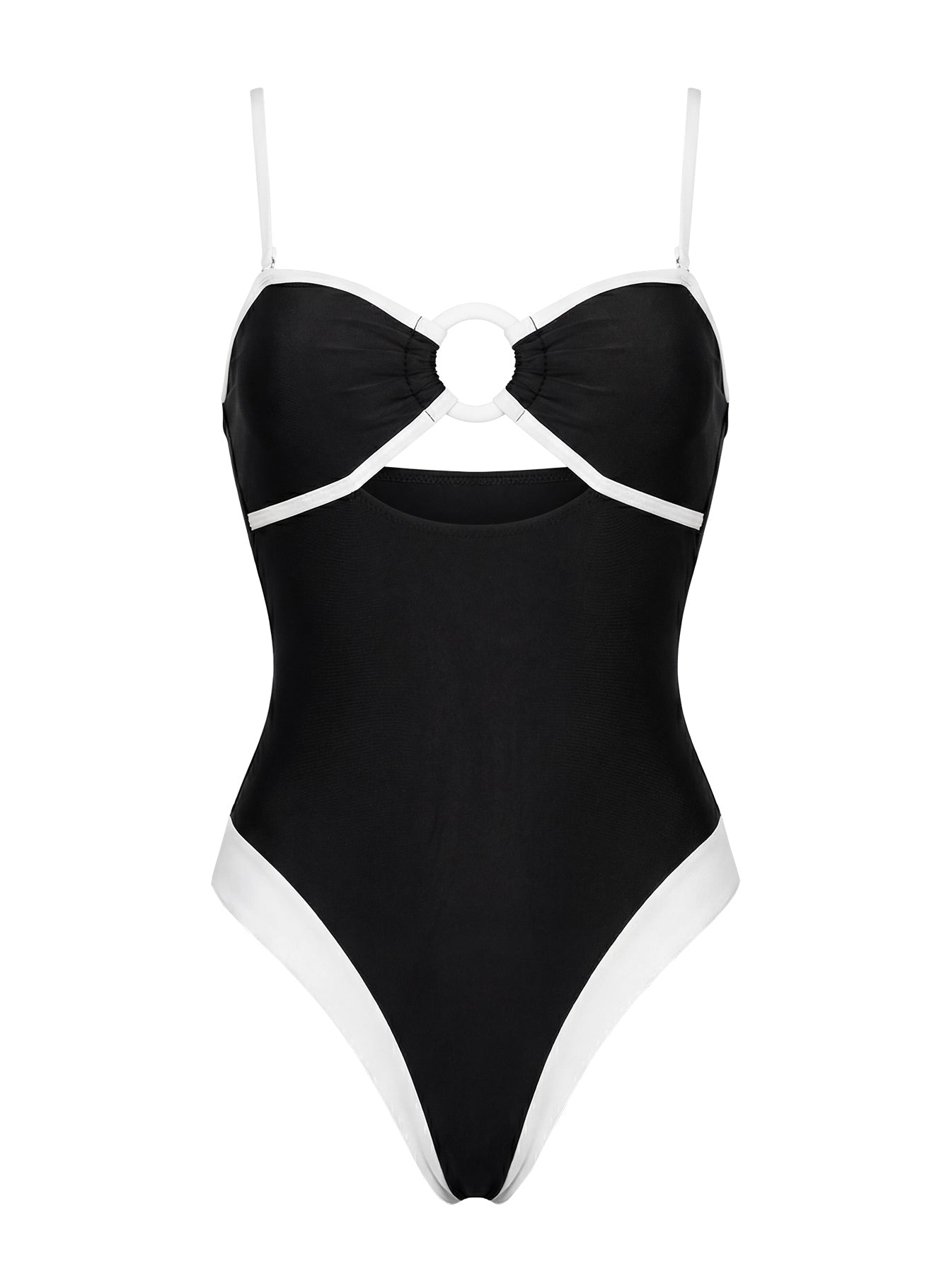 Alycee Ring One Piece Black / White - Image 5