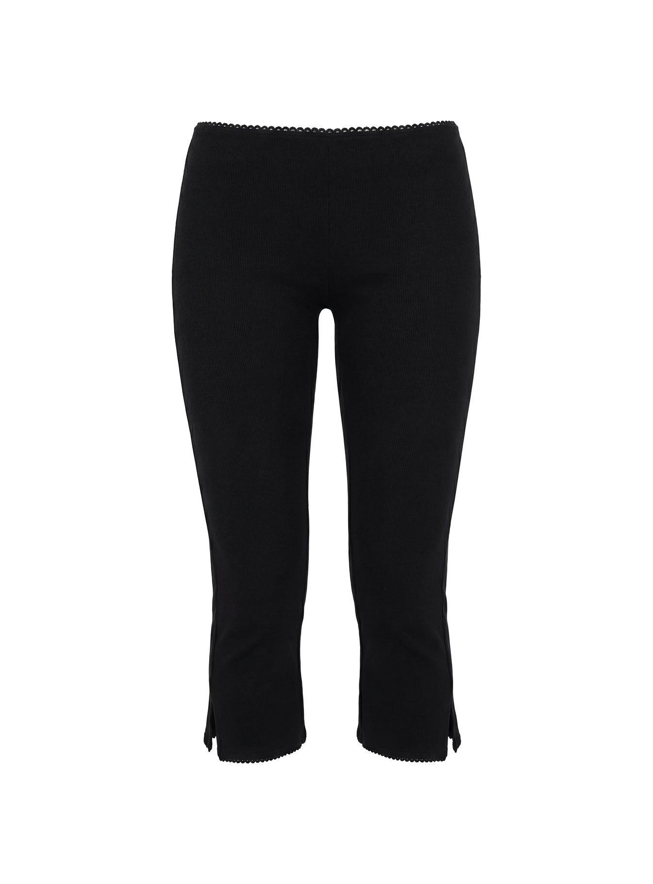 Baseline Rib Capri Pants Black Petite - Image 10