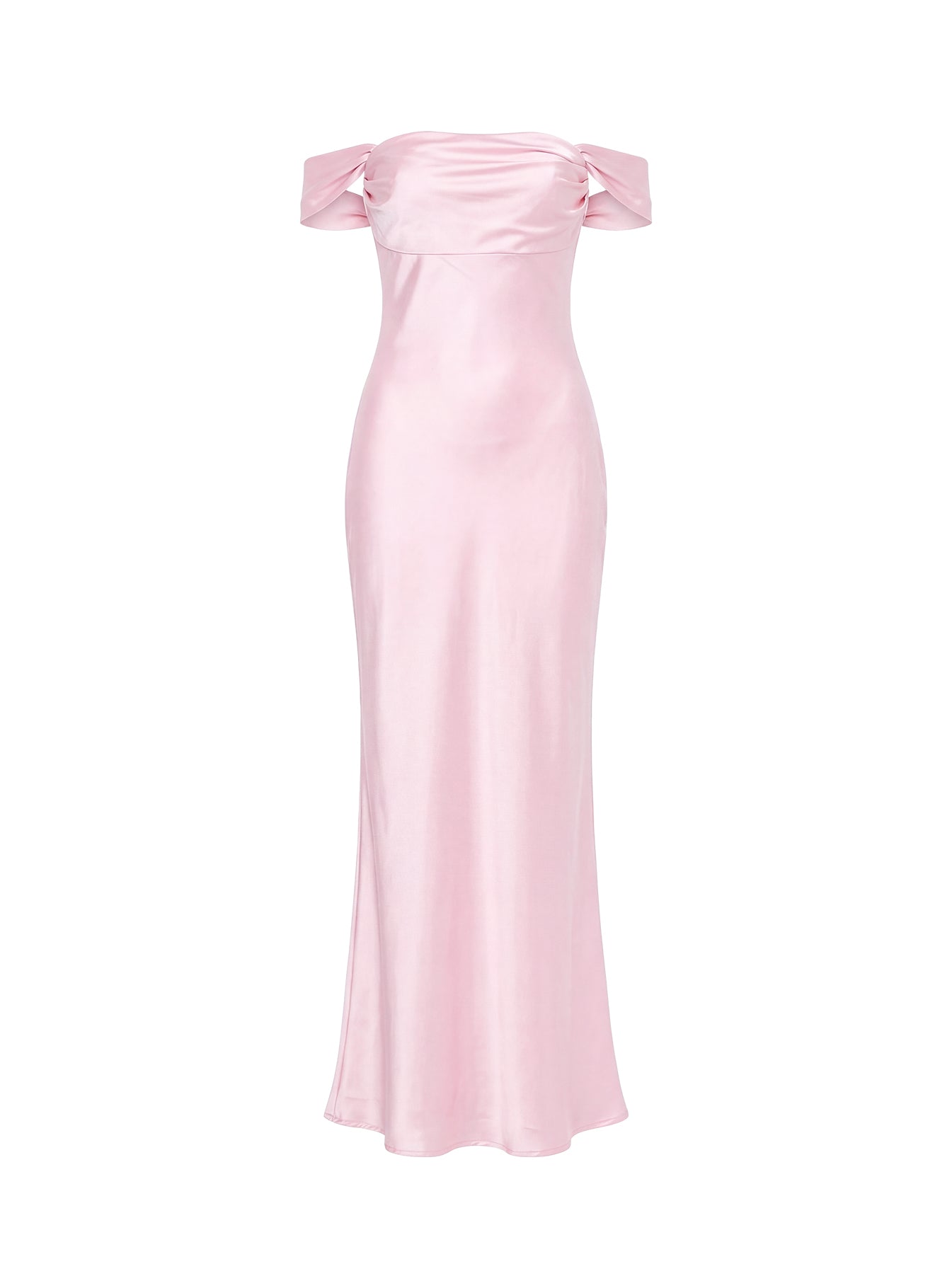 Azura Off The Shoulder Maxi Dress Pink - Image 15