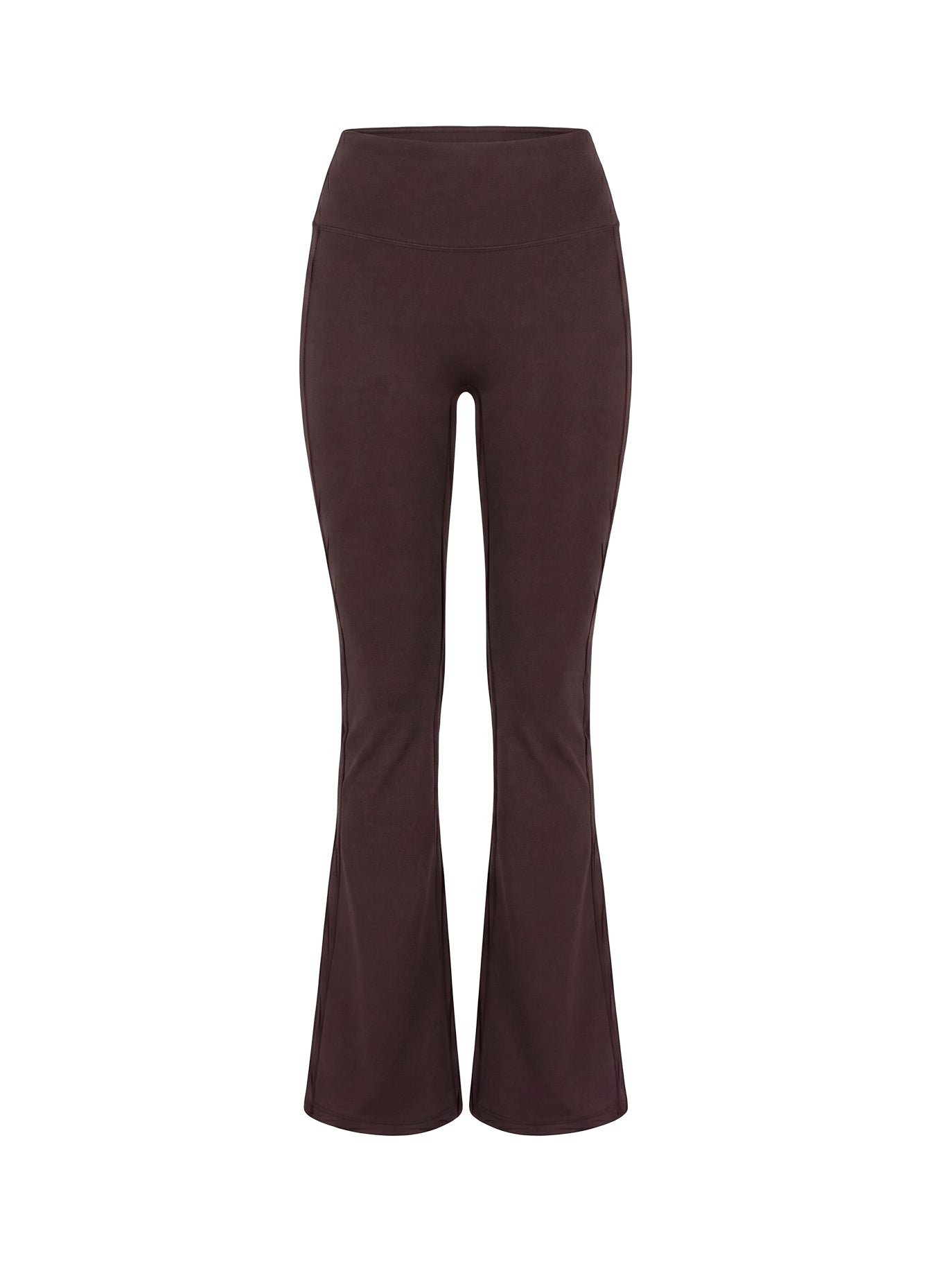 Energize Active Invisible Scrunch Flare Leggings Brown - Image 8