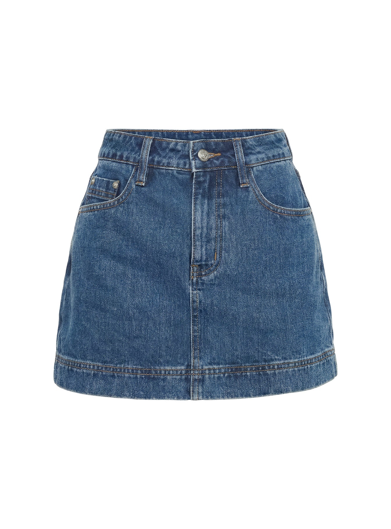 Gazelle Denim Skort Mid Wash Tall - Image 12