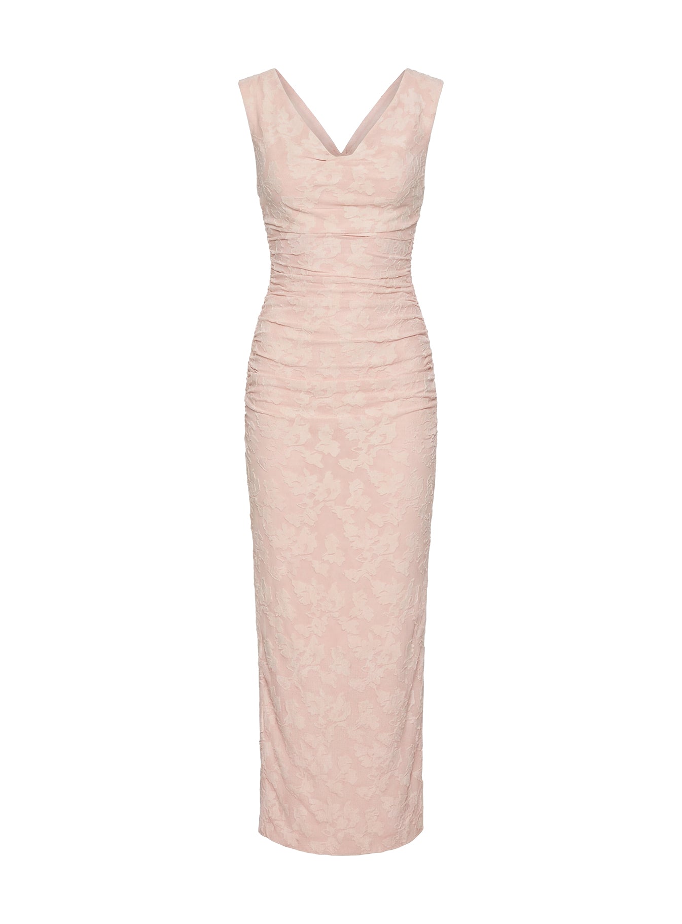 Kristeen Cowl Neck Maxi Dress Blush Pink - Image 9