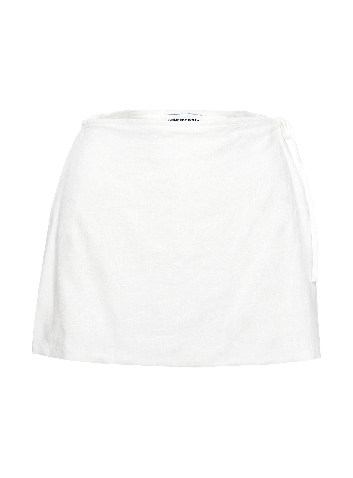 Gulliver Tie Side Mini Skort White - Image 5