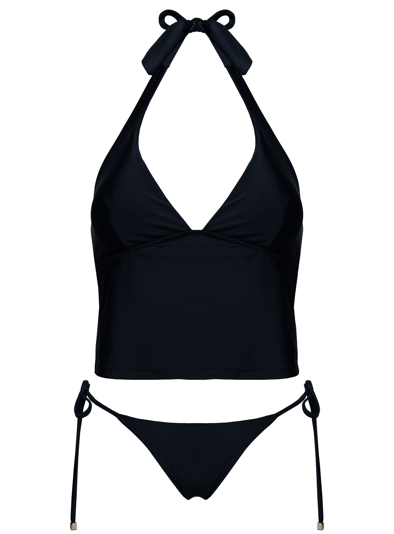 Kenai Halter Tankini Top Black - Image 5